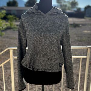 PINK Victoria's Secret Gray Crop Hoodie Small